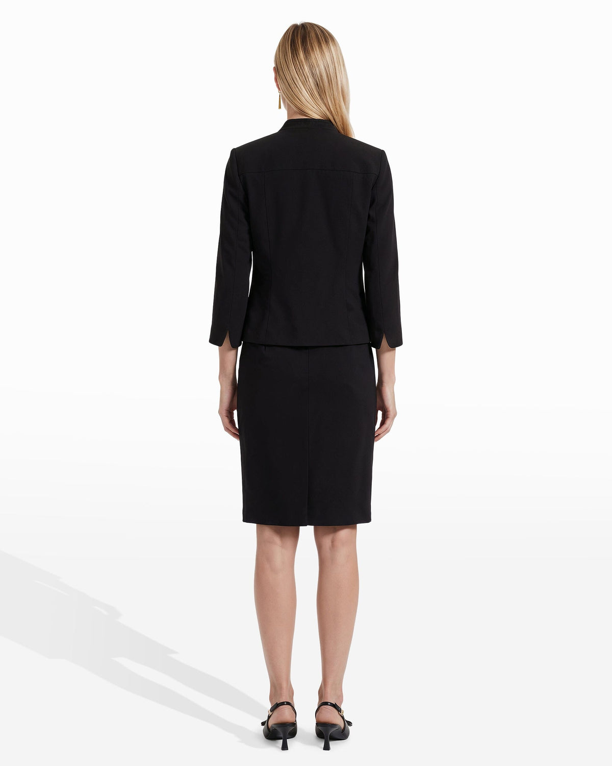 Anne Klein Stand Collar Blazer