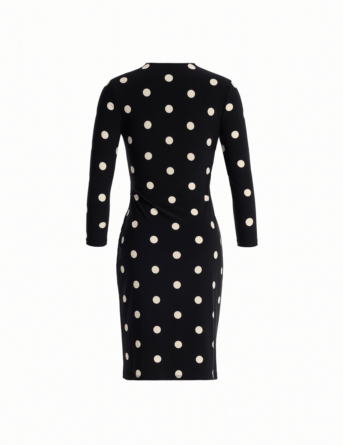 Anne Klein Dot Print Faux Wrap Dress