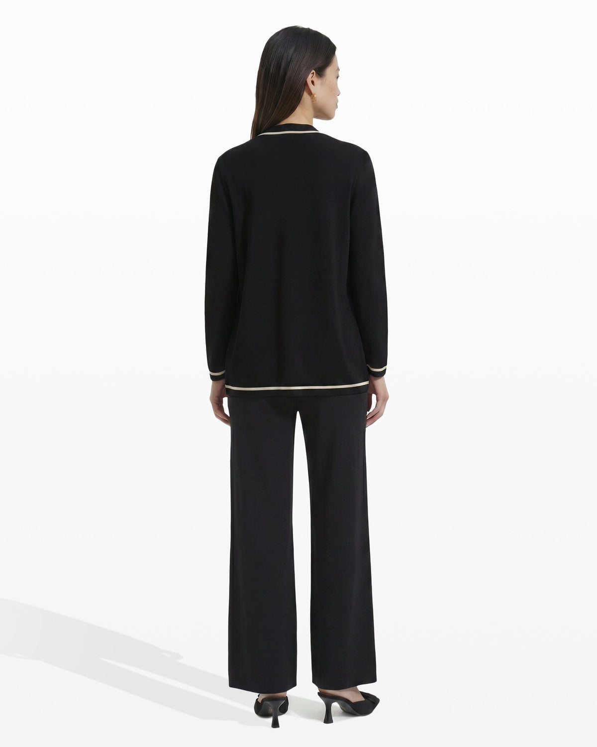 Anne Klein Malibu Cardigan With Tipping