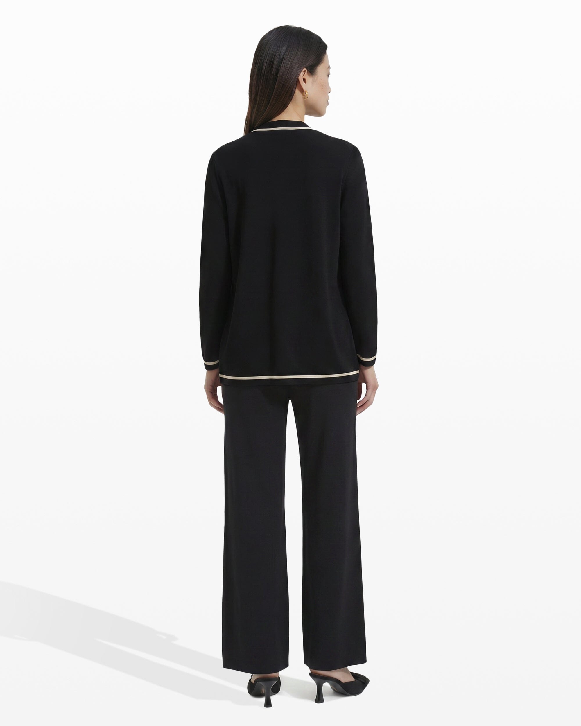 Anne Klein Malibu Cardigan With Tipping