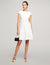 Anne Klein Bright White Heritage Dress With Self Belt - Clearance
