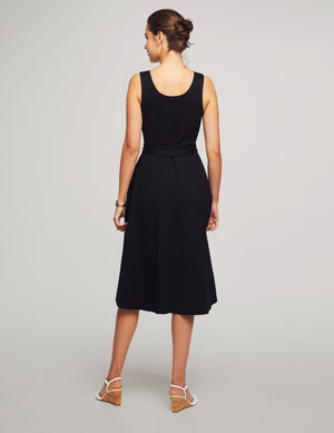 Anne Klein  Serenity Knit Tank Dress With Belt- Clearance