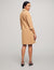 Anne Klein  Anne Stretch Wide Collar Kissing Coat- Clearance