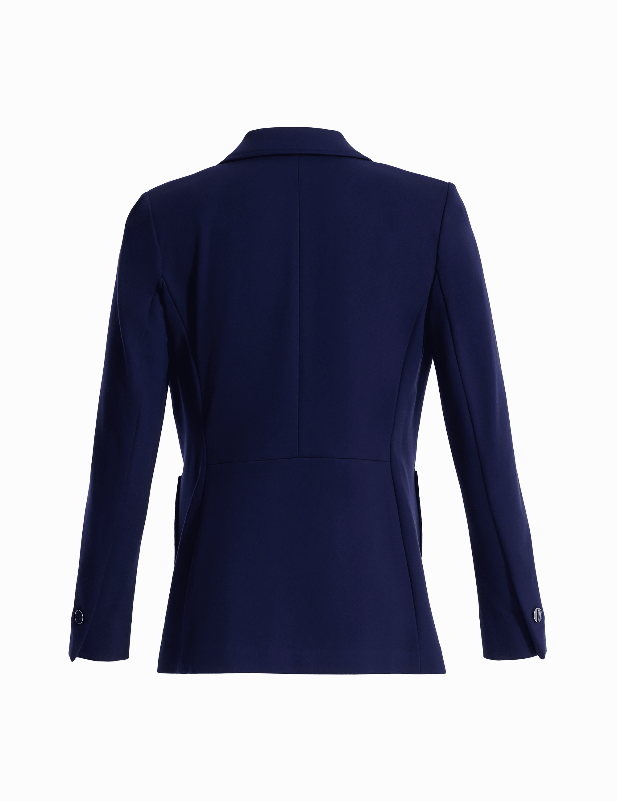 Anne Klein Compression Collection Faux Double Breasted Blazer With Patch Pockets