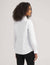 Anne Klein  Ruffle Button Up Shirt Blouse- Clearance