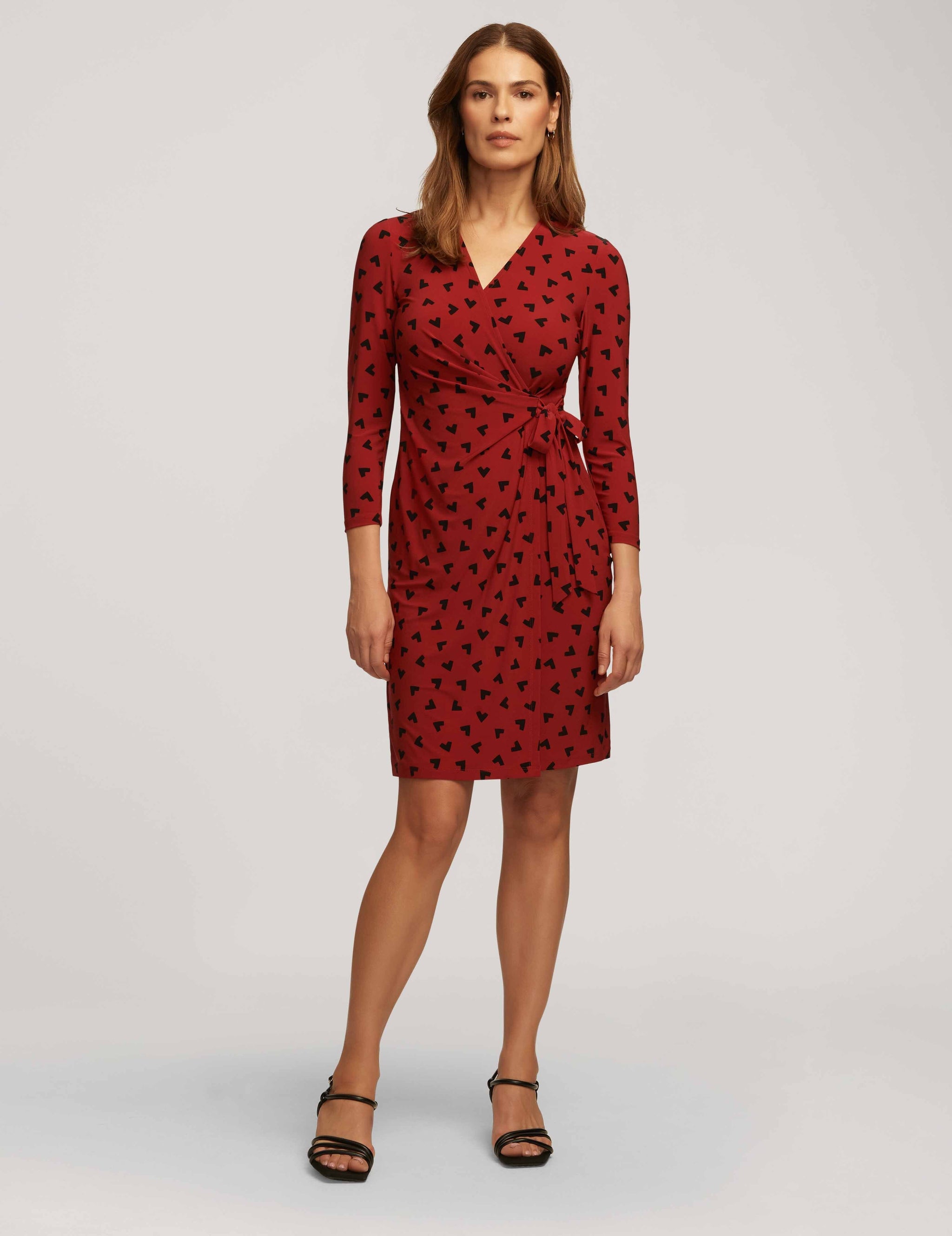 Anne klein 2024 red dress