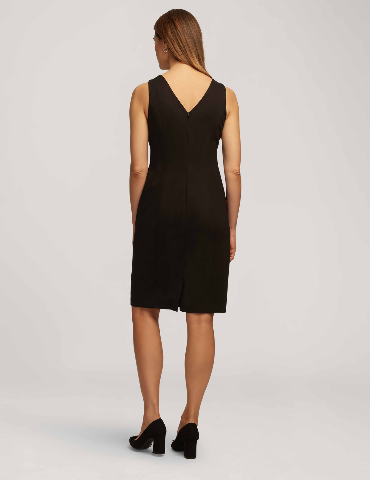 Anne Klein  Compression V-Neck Sheath Dress- Sale