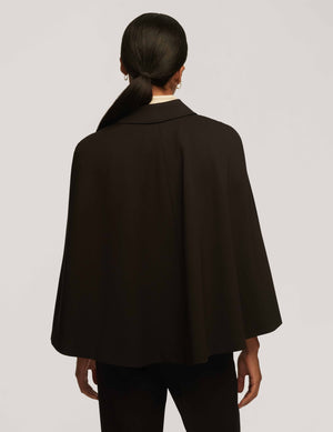 Anne Klein  Compression Cape With Notch Collar- Clearance