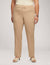 Anne Klein Latte Plus Size Contour Stretch Bowie Pant- Sale