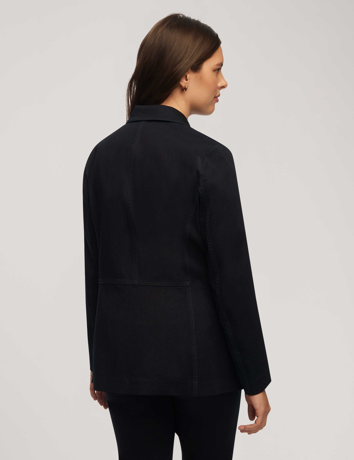 Anne Klein  Denim Faux Double Breasted Jacket- Clearance