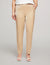 Anne Klein Light Coffee Shimmer Twill Side Zip Pant- Sale