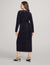 Anne Klein  Asymmetrical Neck Ruched Midi Dress