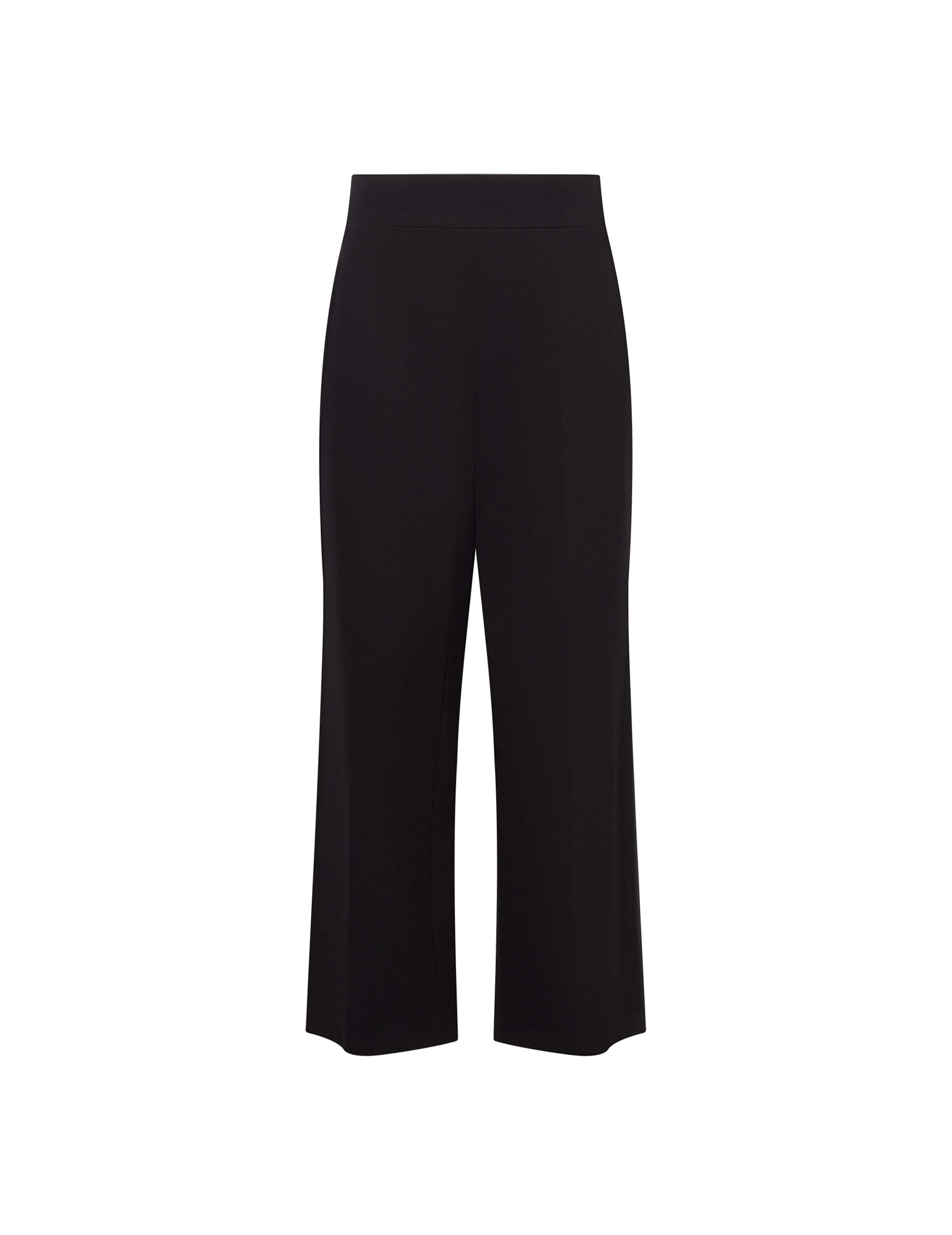 Anne Klein Plus Size Compression Pull-On Wide Leg Trousers