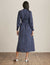 Anne Klein  Maxi Dress With Blouson Sleeves