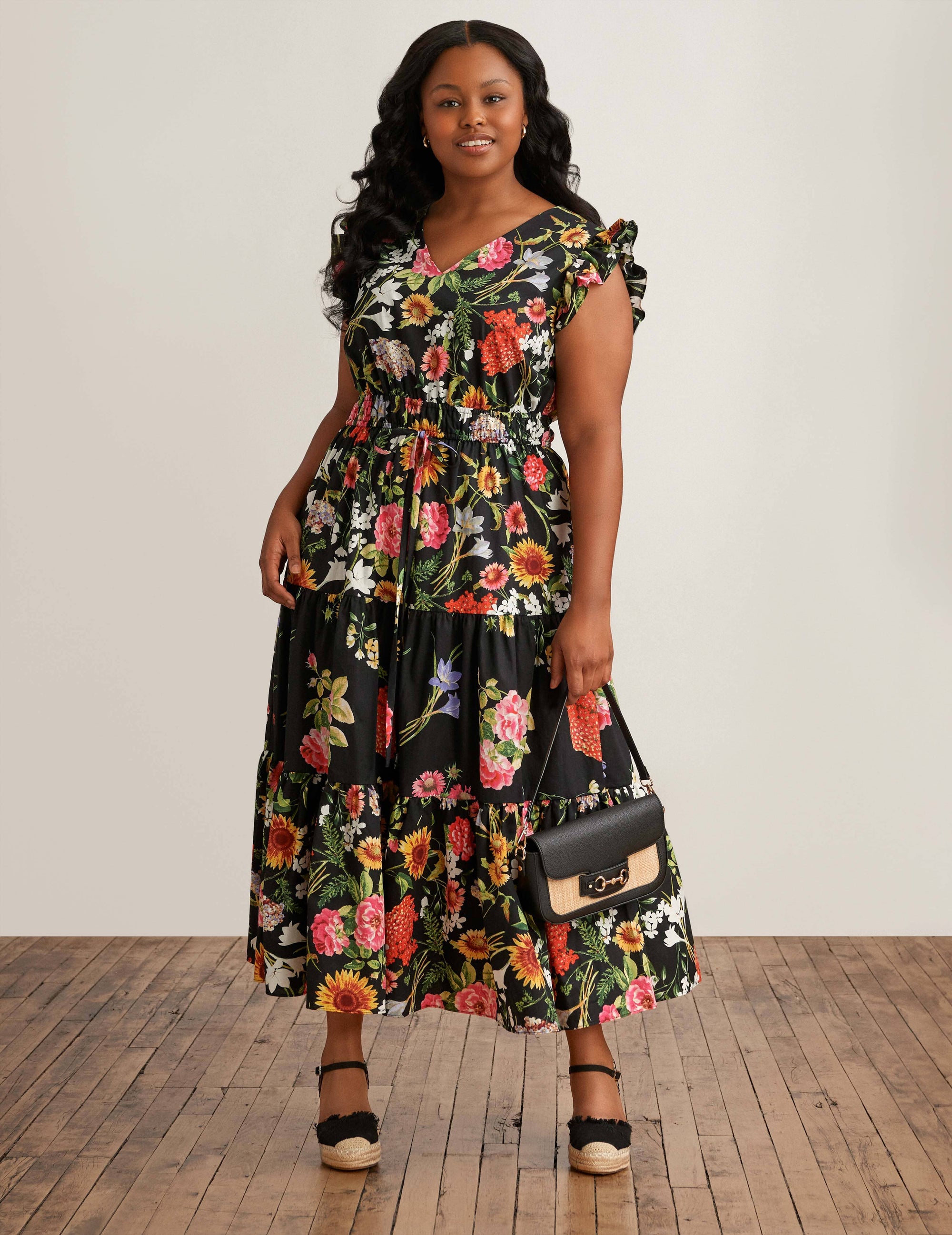 dillard petite dresses Dillards Spring Partial/Placket Maxi Dress Anne Klein Dresses