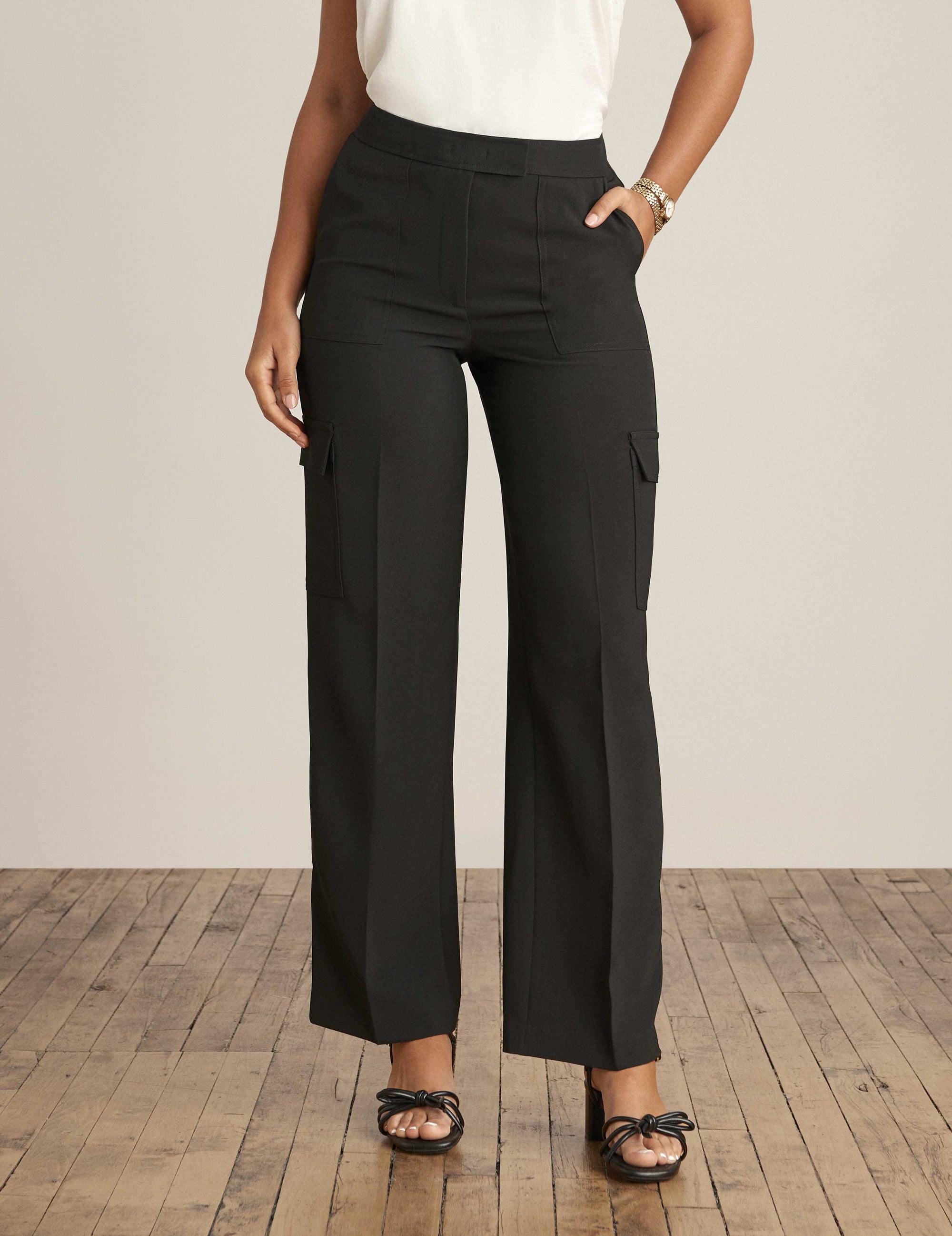 Calvin Klein Women's Full Length Pintuck Seam Leggings Black Size X-Small