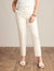 Anne Klein Bright White/Latte Grace Straight Ankle Pant