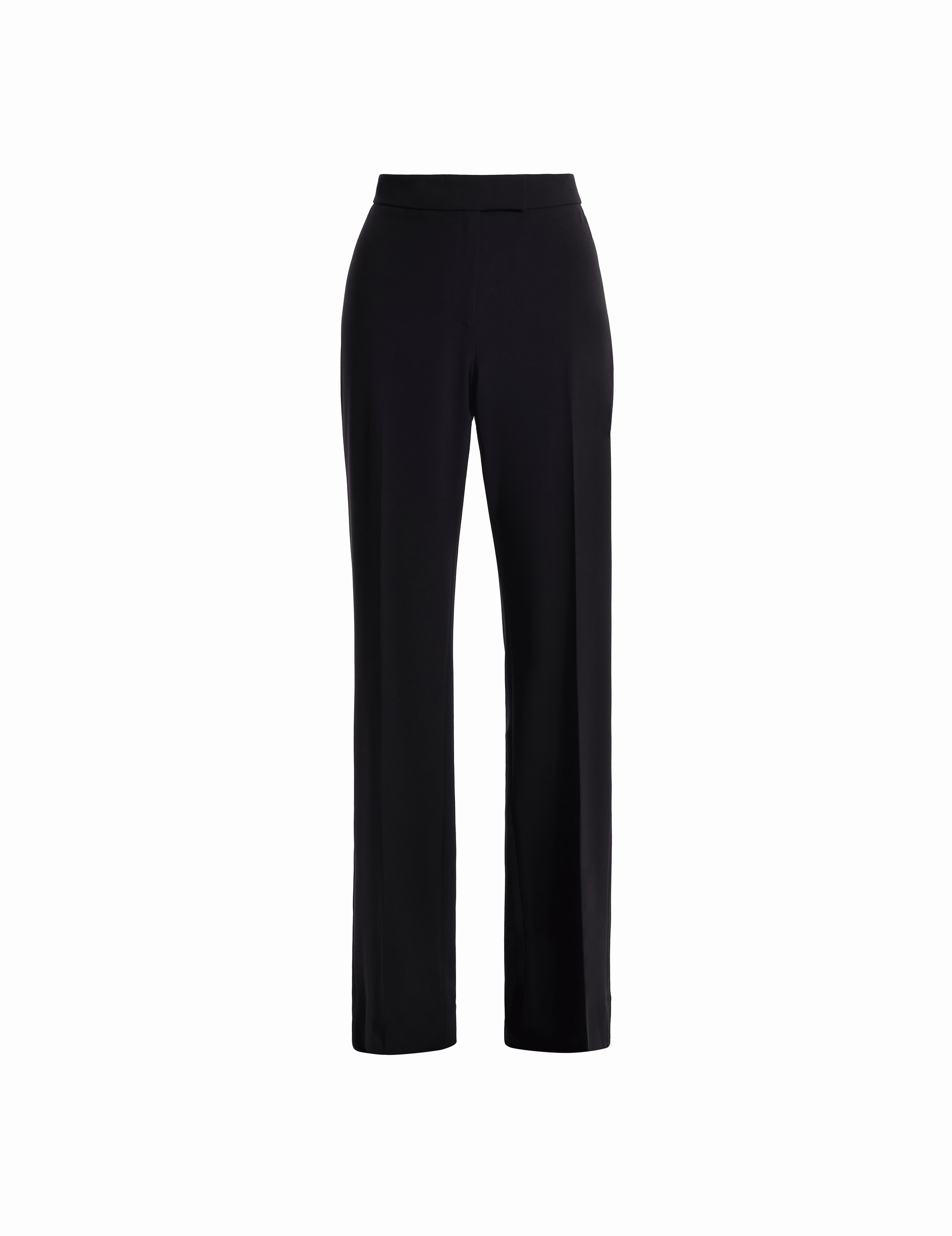 Anne Klein Crepe Straight Pant, 2 / Black