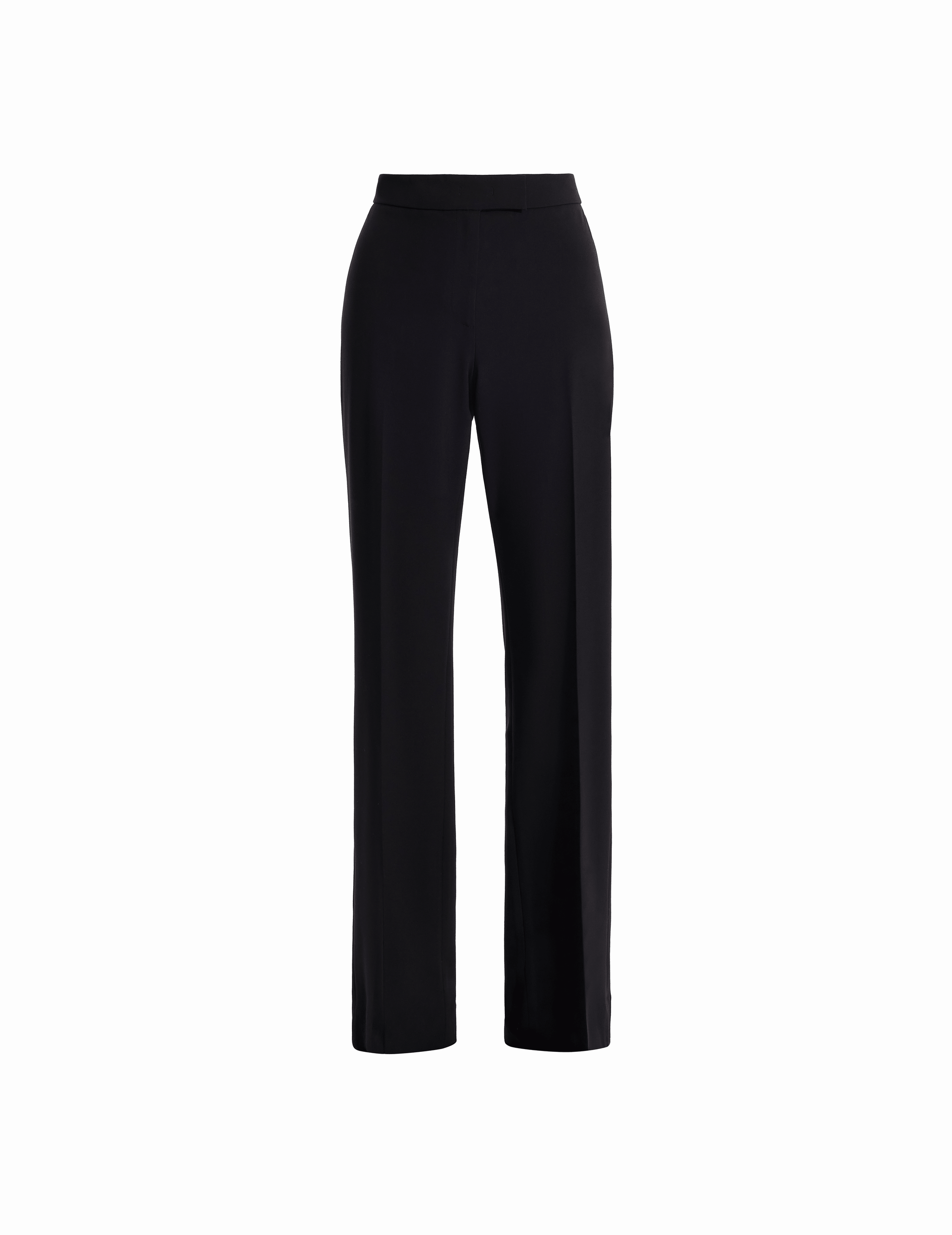 Anne Klein Crepe Straight Pant, 2 / Black