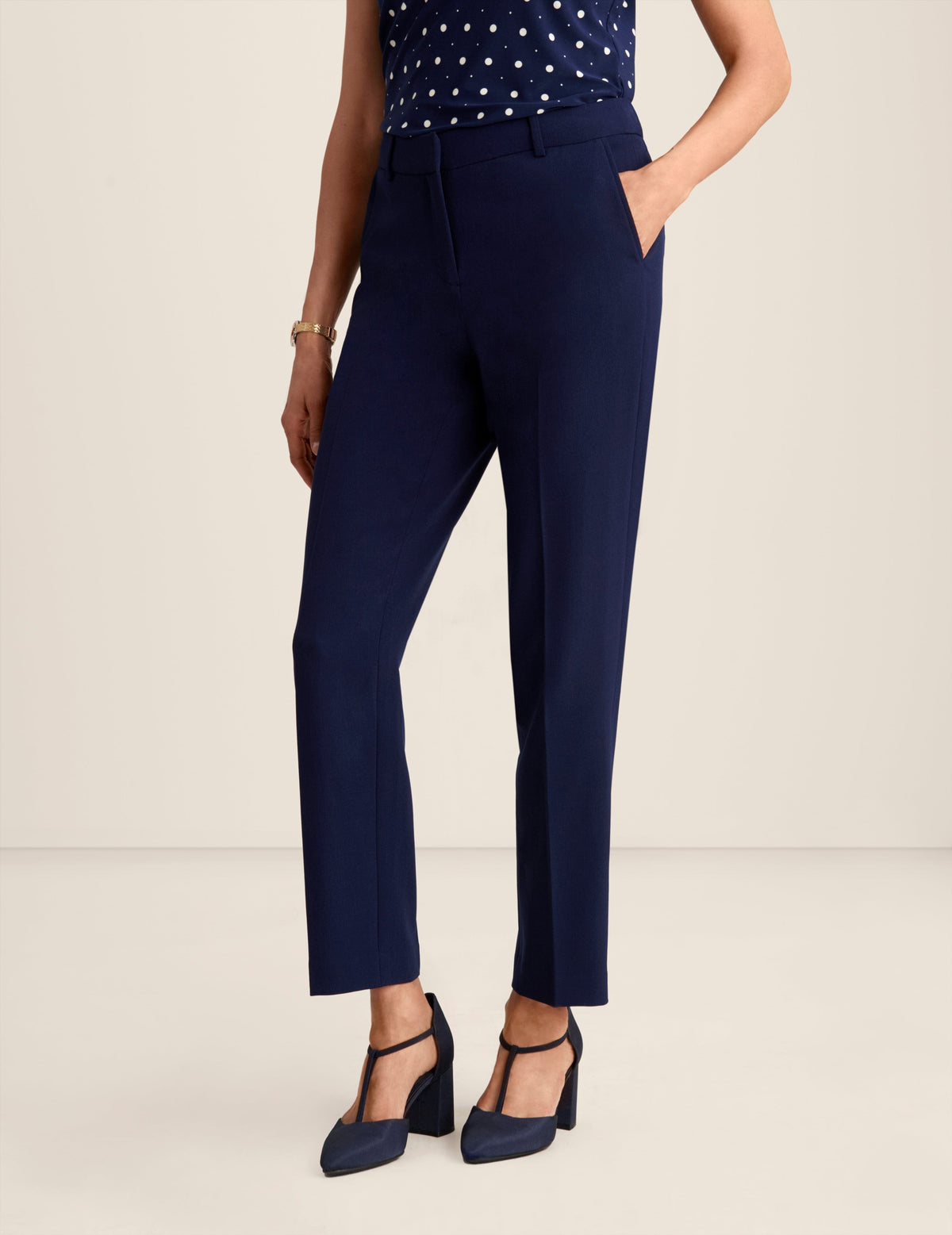 Anne Klein Distant Mountain Grace Straight Ankle Pant - Sale