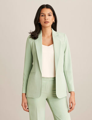 Green 3-piece pantsuit women, Formal Graduation Suit, Womens Wide Leg Pants  Suit