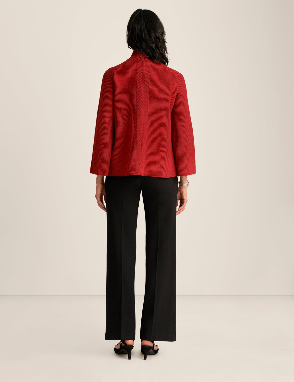 Anne Klein  Directional Stitch Sweater