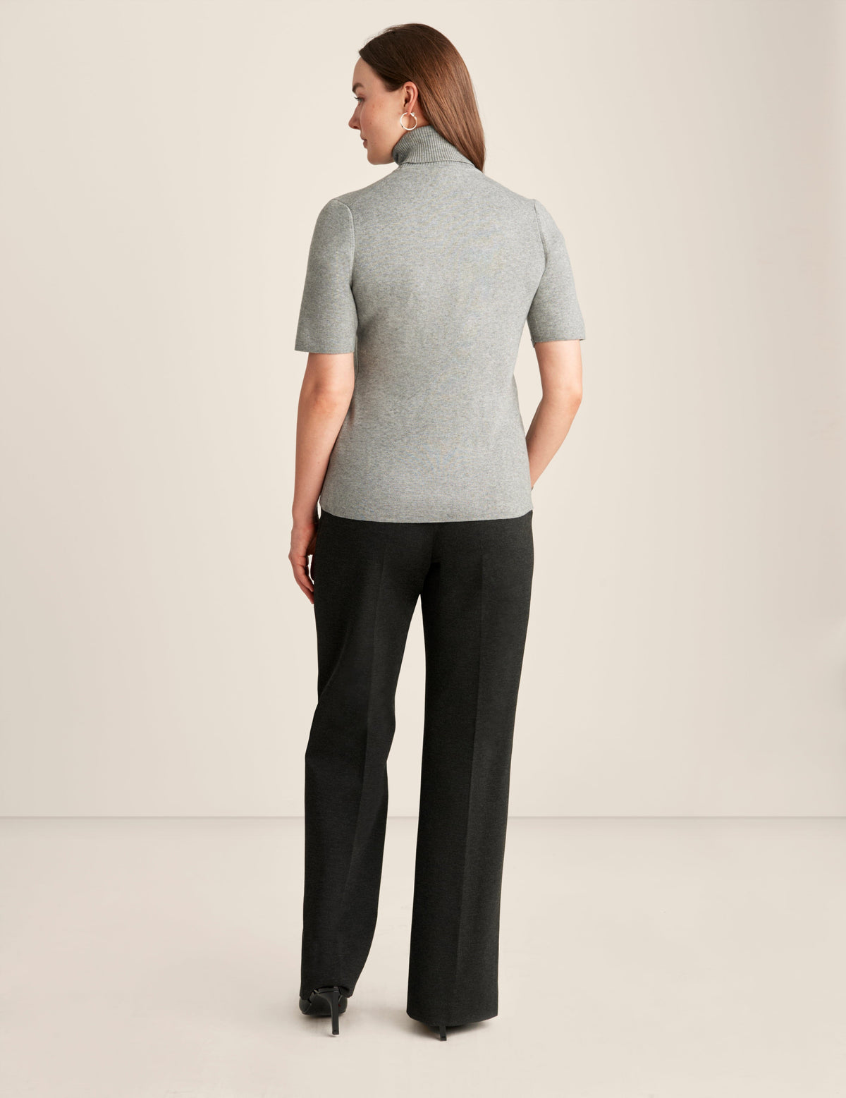 Anne Klein  Half Sleeve Turtleneck