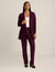 Anne Klein Deep Plum Monterey Cardigan