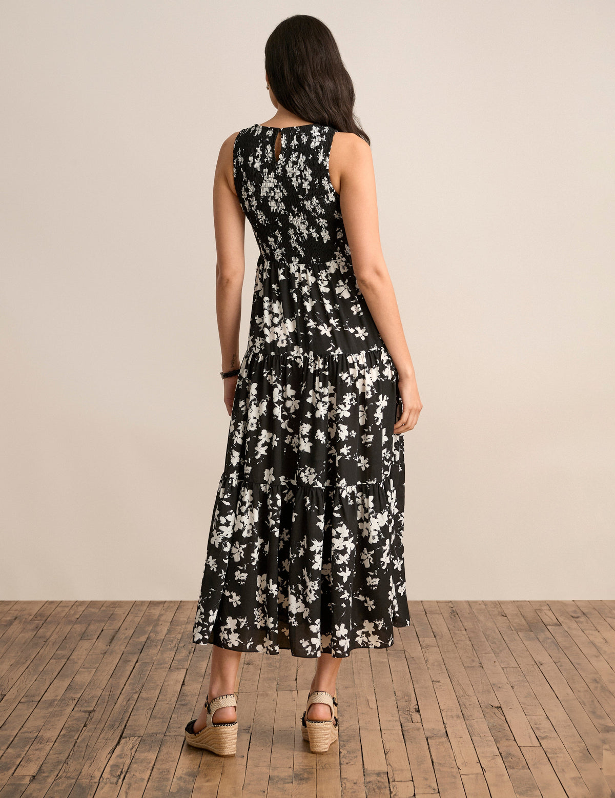 Anne Klein  Smocked Bodice Maxi Dress - Sale