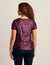 Anne Klein  Sequin Mesh Short Sleeve Tee