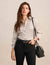 Anne Klein  Long Sleeve Button Down Blouse