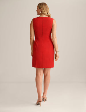 Anne Klein  V-Neck Sheath Dress