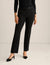 Anne Klein Anne Black Fly Front Ext Tab Button Trouser