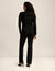 Anne Klein  Velvet Burnout Seamless Turtleneck