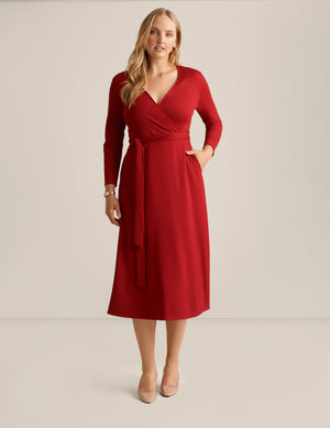 Anne Klein Titian Red Serenity Dress