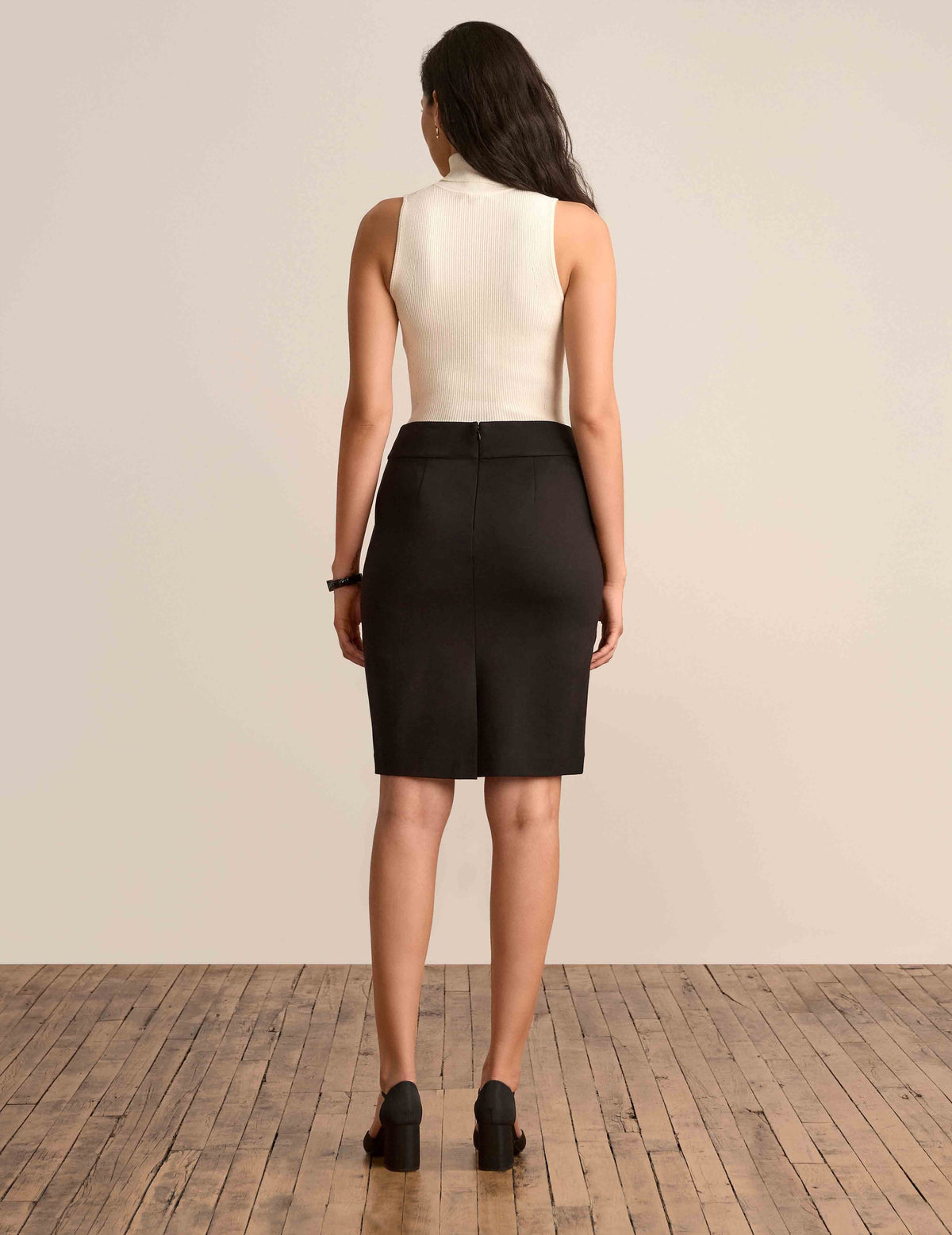 Anne Klein  High Rise Skimmer Skirt