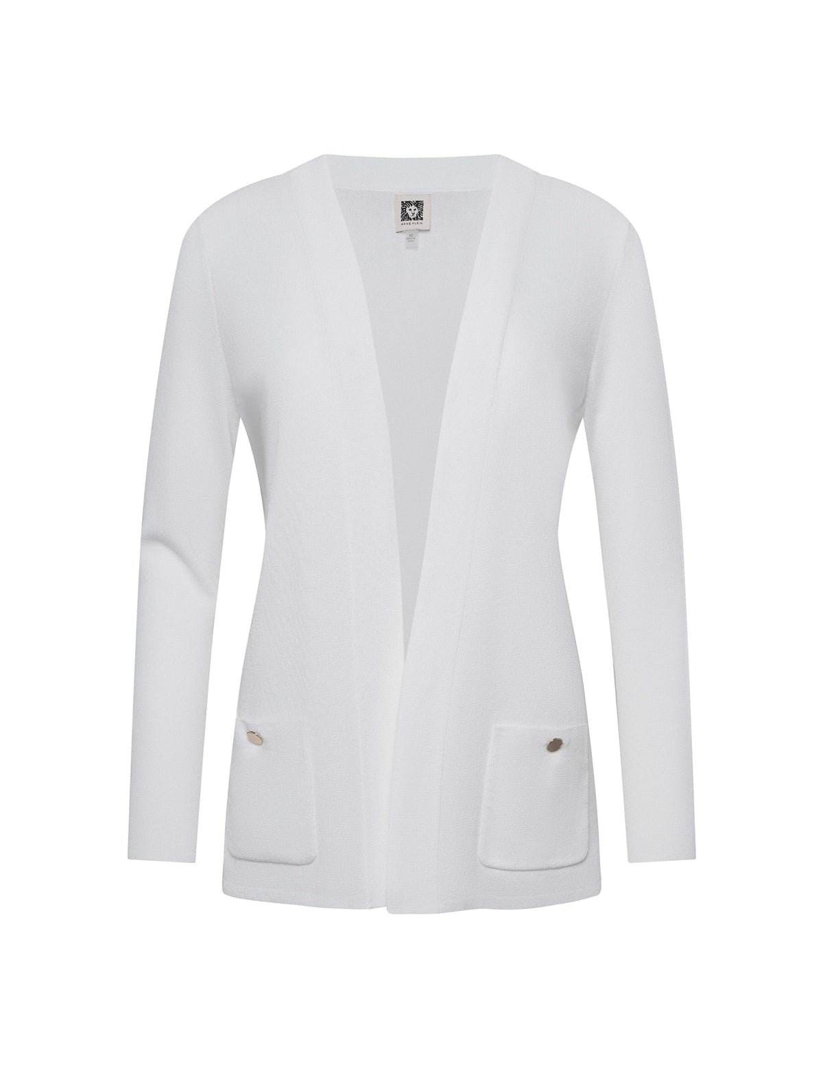 Anne Klein Bright White Malibu Cardigan