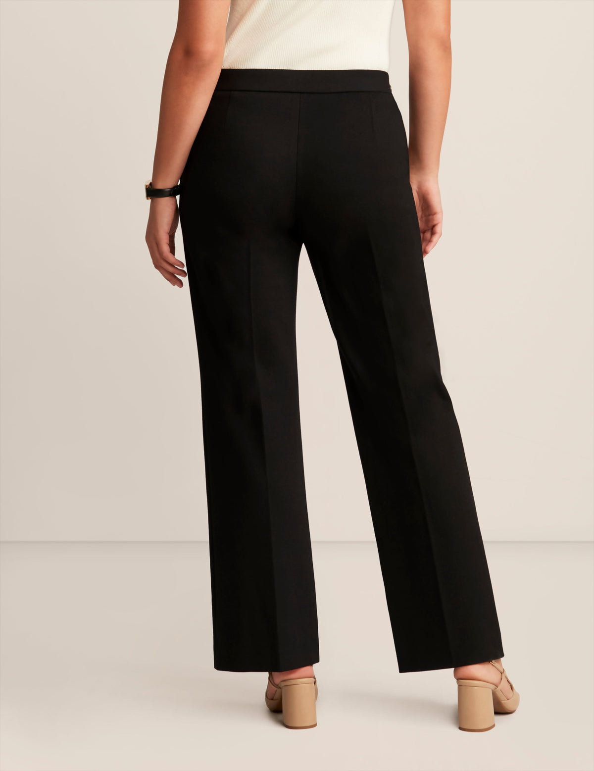 Anne Klein  Pull On Sailor Wide Leg Pant