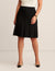 Anne Klein Anne Black Directional Rib Midi Skirt