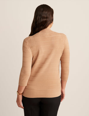 Anne Klein  Mock Neck Sweater