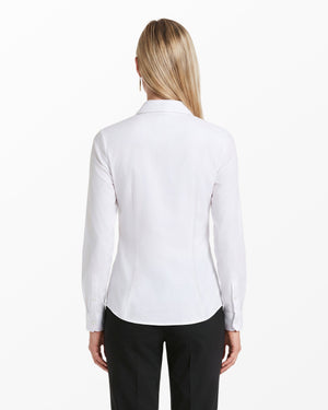 Anne Klein Long Sleeve Button Front Top