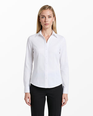 Anne Klein Long Sleeve Button Front Top