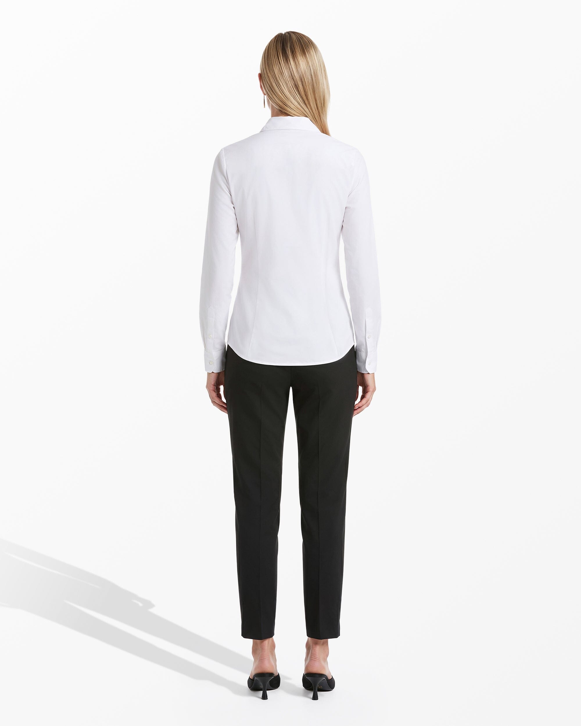 Anne Klein Long Sleeve Button Front Top