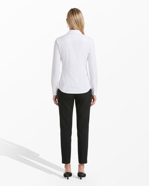 Anne Klein Long Sleeve Button Front Top