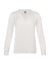 Anne Klein White Dove Tie Neck Long Sleeve Blouse