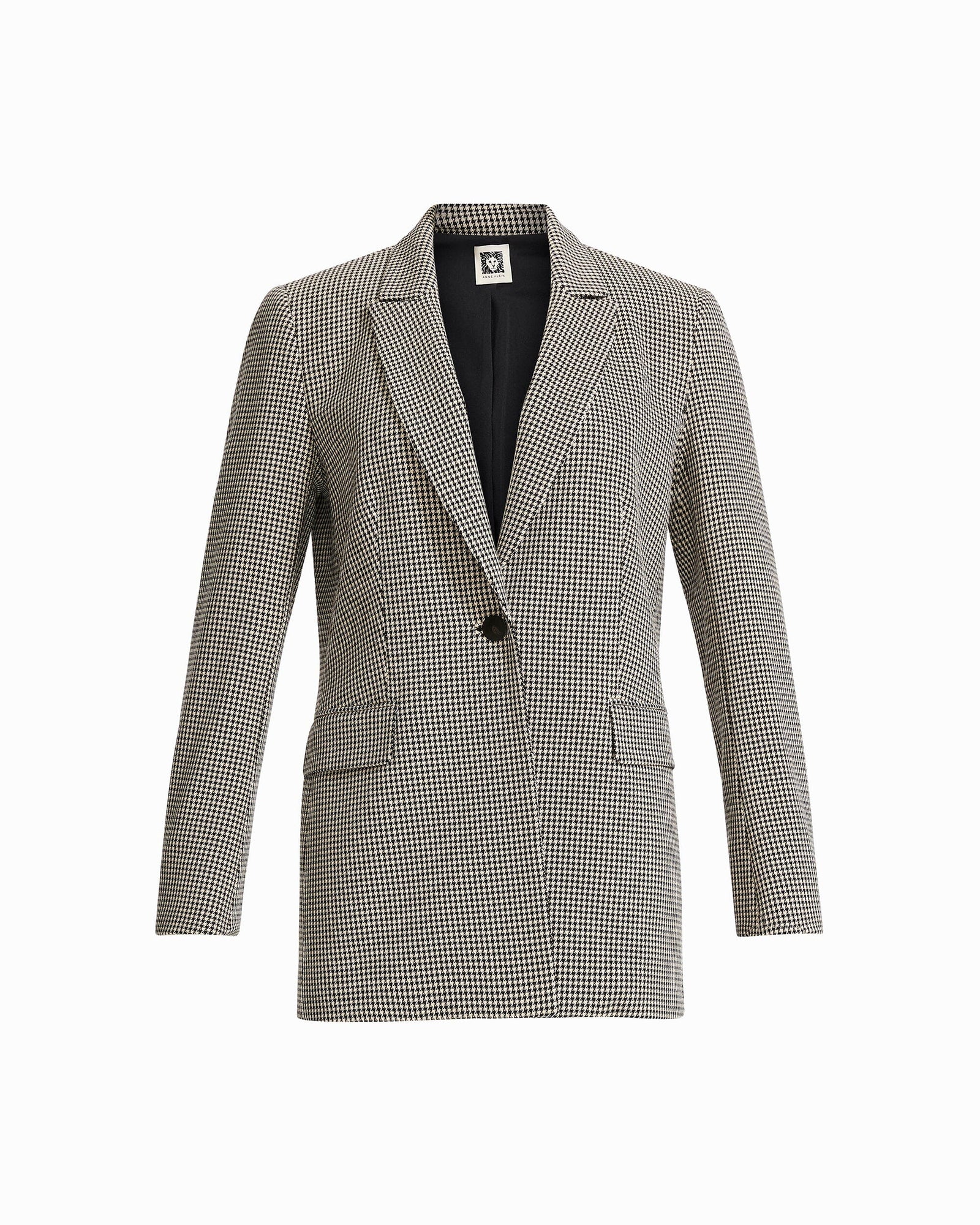 Anne Klein Anne Black Multi Notch Collar Jacket