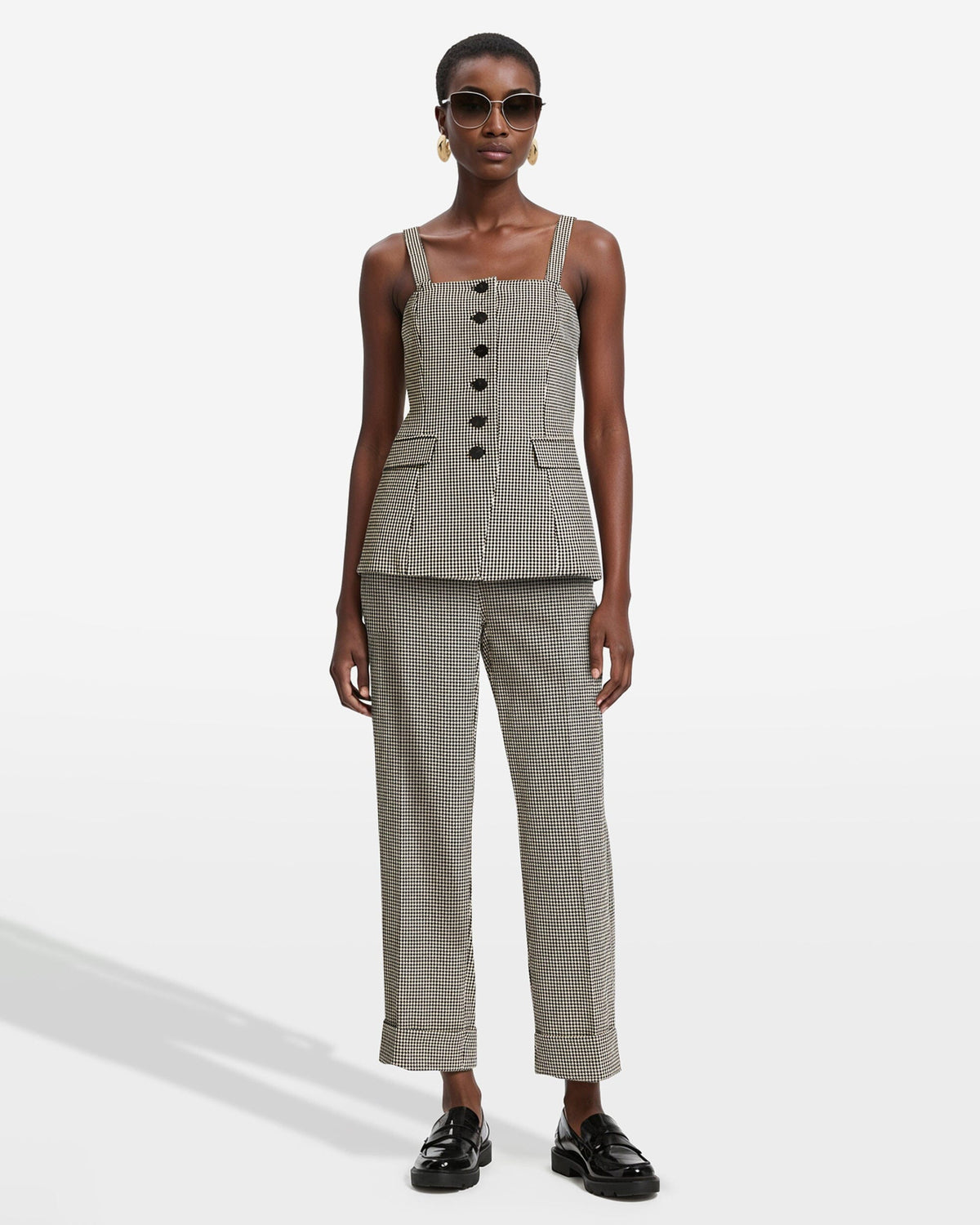 Anne Klein Front Button Vest