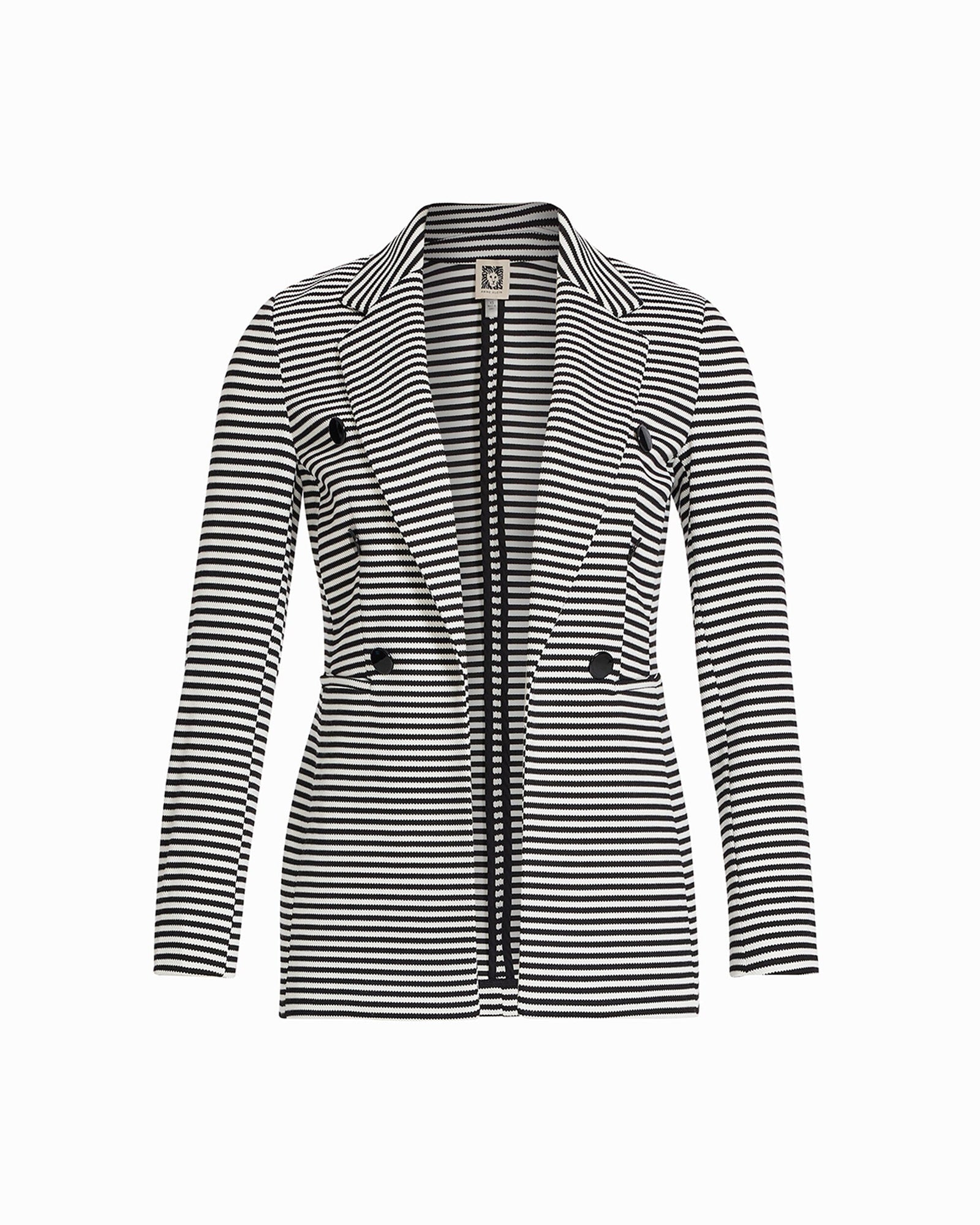 Anne Klein Faux Db Notch Jkt W Welt Pkts