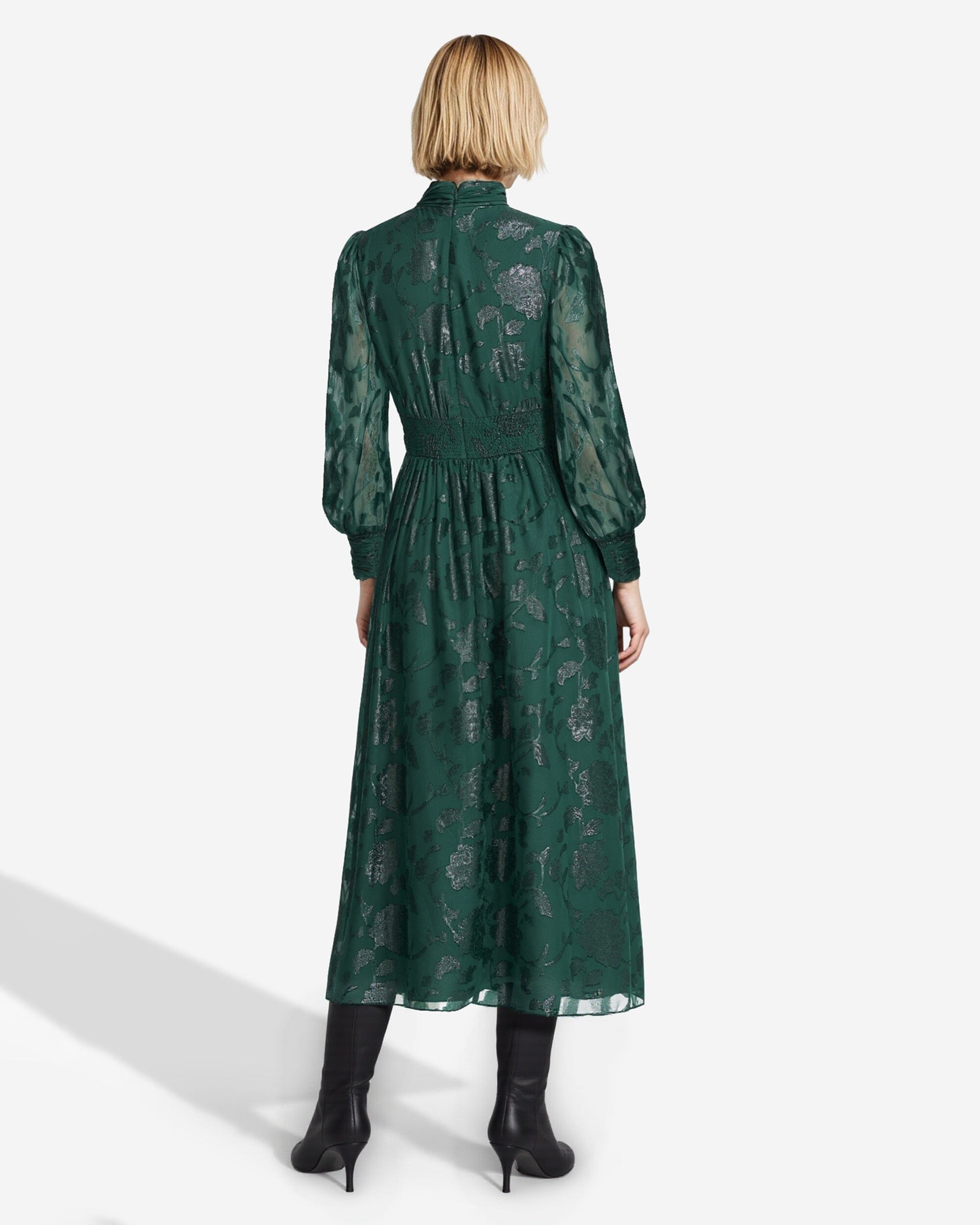 Anne Klein Ruched Midi Dress