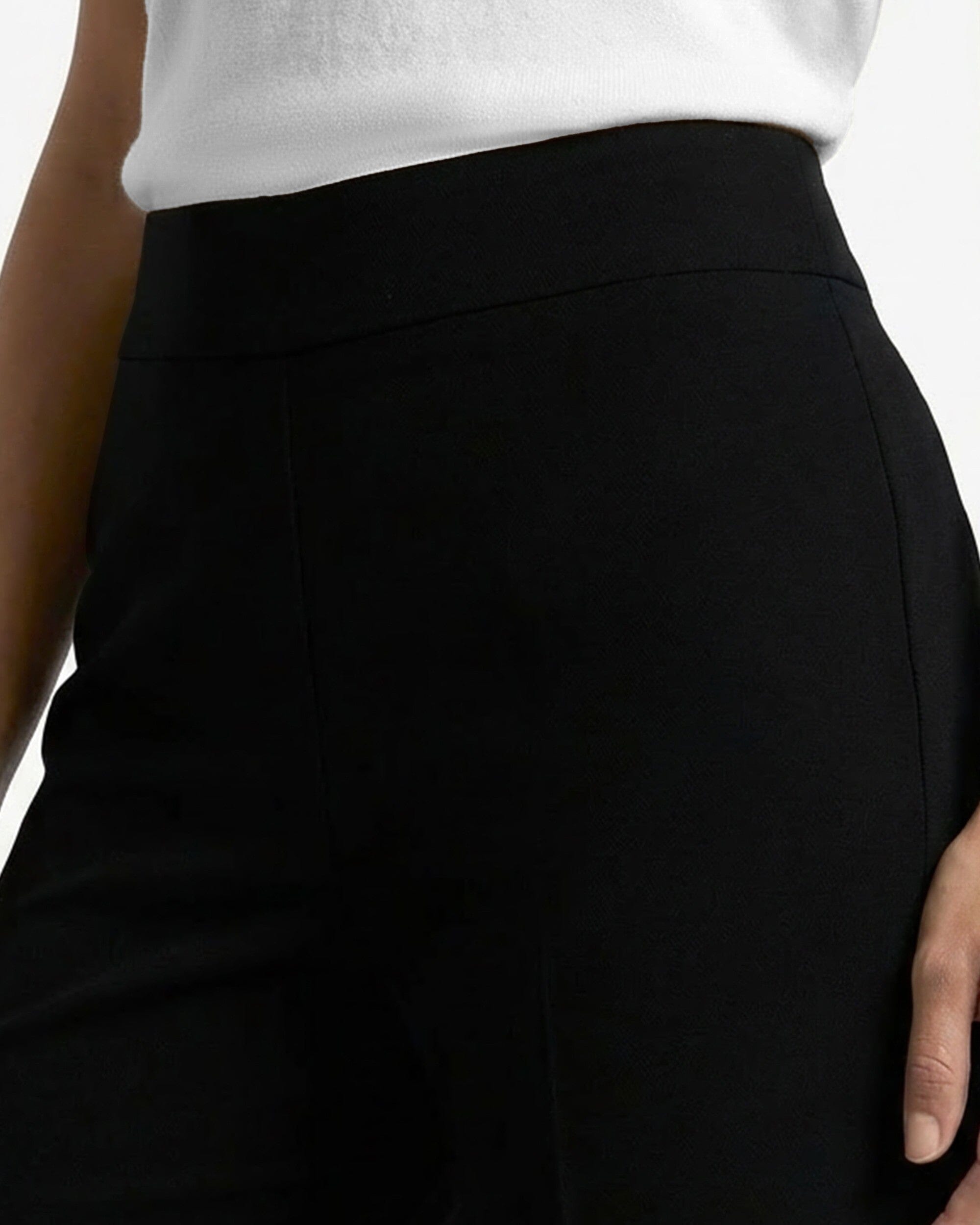 Anne Klein High Rise Pull On Wide Leg Pant